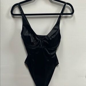 Sleek Black Bodysuit